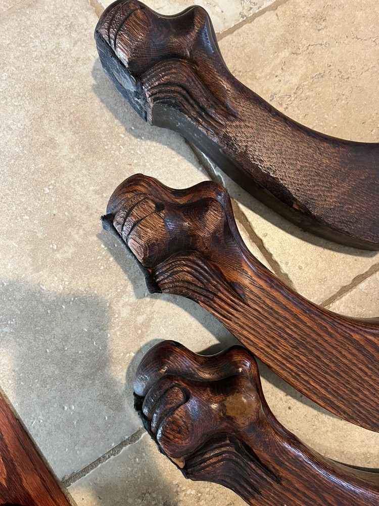 Antique Oak Table Legs (3)