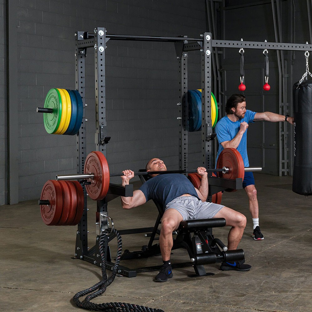 Body-Solid Pro ClubLine Half Rack with Rear Extension