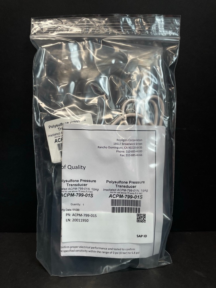 Repligen Pressure Transducer Polysulfone Sterile 2 Transducers