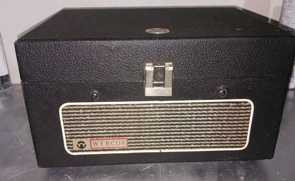 WEBCOR Portable Reel to Reel. TESTED! READ!!!