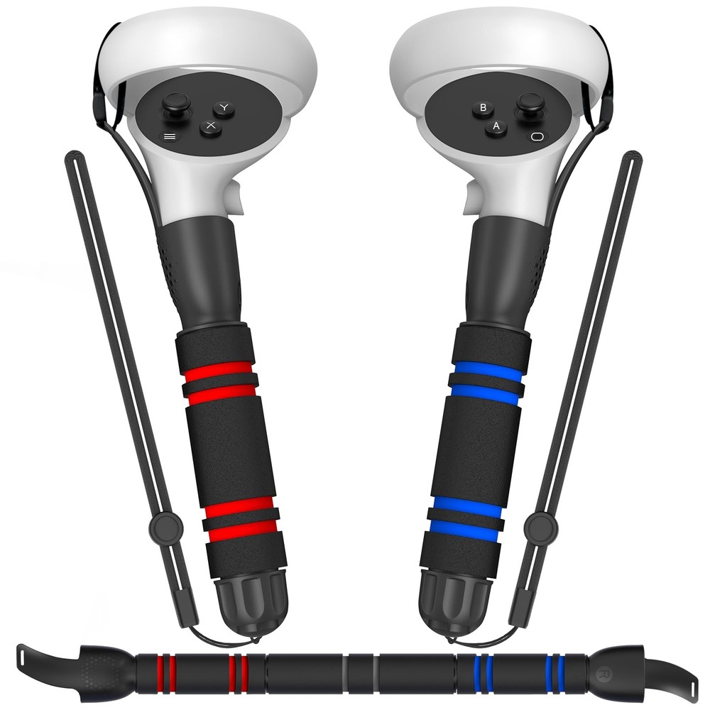 VR Game Handle Accessories Compatible with Oculus Quest 2 Controllers, Dual H...