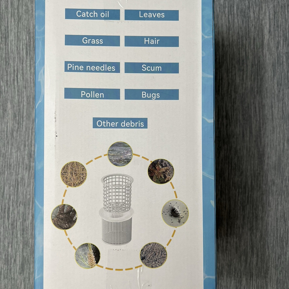 Automatic Surface Pool Skimmer - Floating Debris Catcher for Above Ground Pools