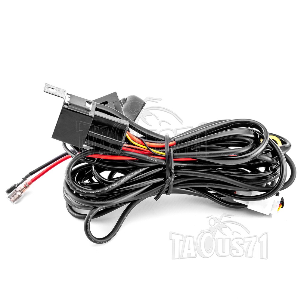 Remote Control Wiring Harness Kit 14V 40A ON/OFF Switch Relay For LED Light Bar