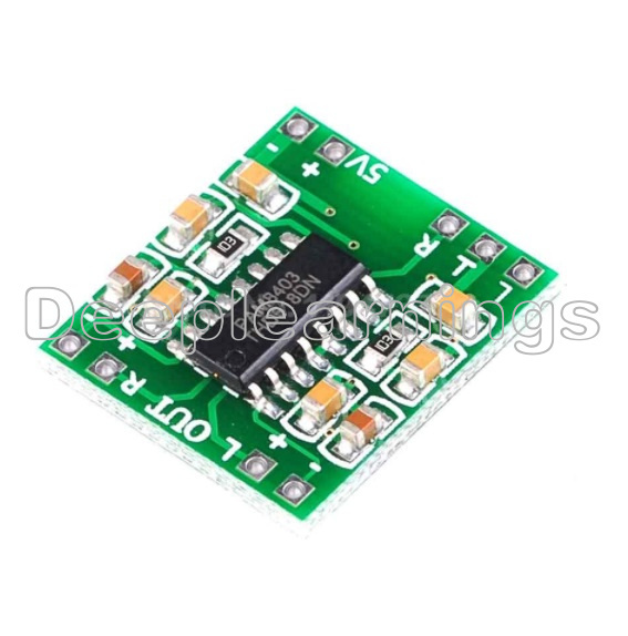 3PCS PAM8403 Audio Module 2 Channel Digital USB Power Class D Amplifier Board 3W