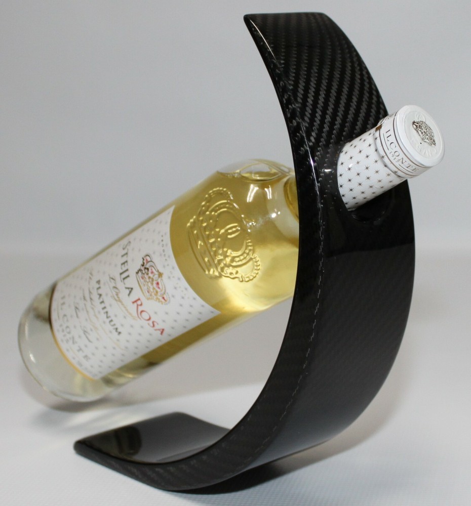Wine Bottle Holder - 100% Carbon Fiber