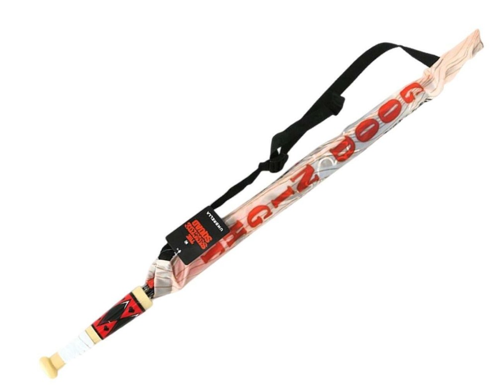 Harley's Bat Sublimated Canopy Umbrella with Molded Baseball Bat Handle