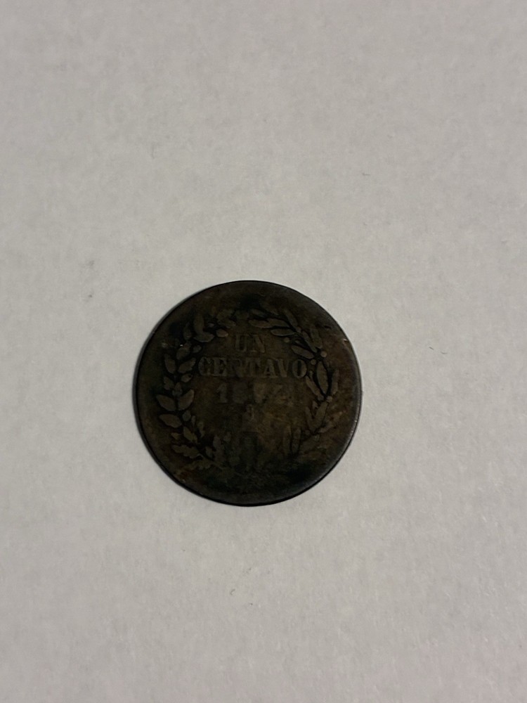 1874 Mexico 1 Centavo