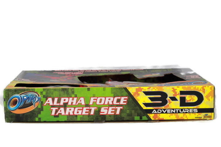 Imperial Toy 2010 Optrix 3 D Adventures Alpha Force Target Set