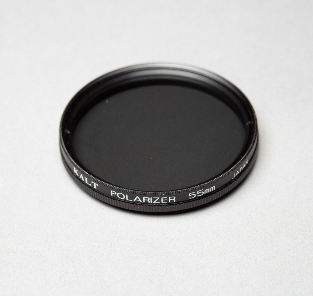 Kalt 55mm Linear Polarizing Filter Polarizer made in Japan PL EX!