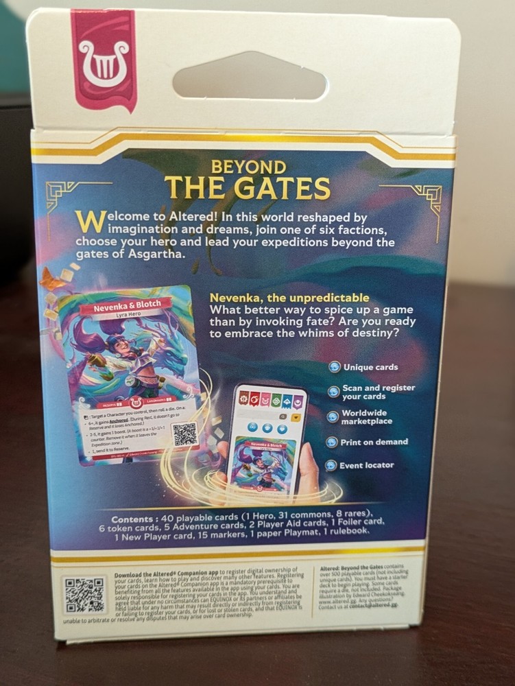 Altered TCG Lyra Starter Deck English Sealed