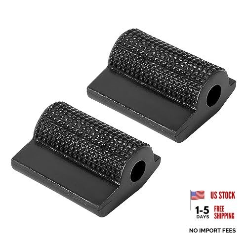 2pcs Universal Gear Shift Shifter Case Boot Protector Cover Rubber Pad Black