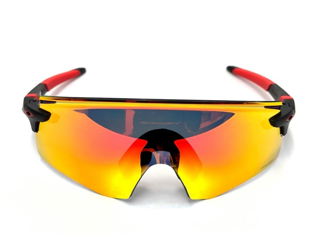 OAKLEY ENCODER OO9471 MATTE ORANGE/PRIZM BLACK MIRROR SUNGLASSES