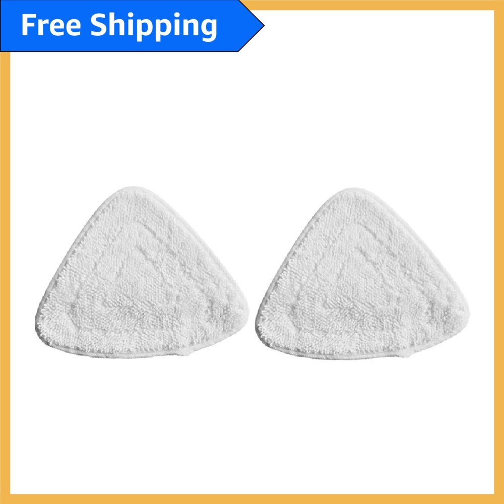 Eco-Friendly Microfiber Steam Mop Refill Pads, 2 Count - Fast-Drying Solution