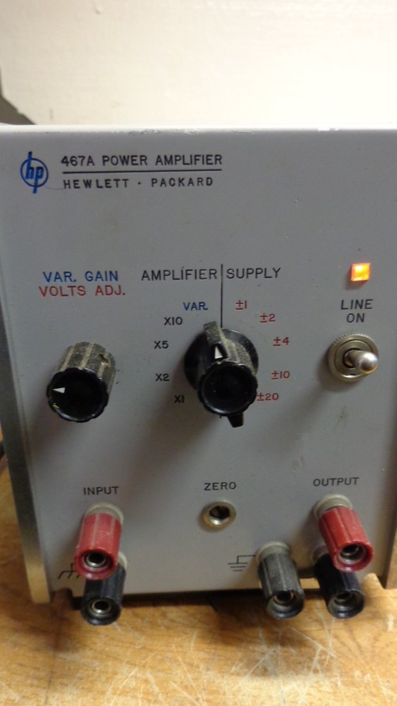 Hewlett Packard HP 467A Power Amplifier Supply DC