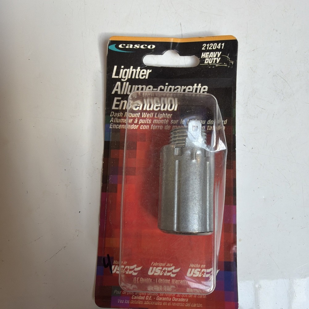 Casco Lighter Dash Panel Mount Well Lighter Replacement Heavy Duty 212041