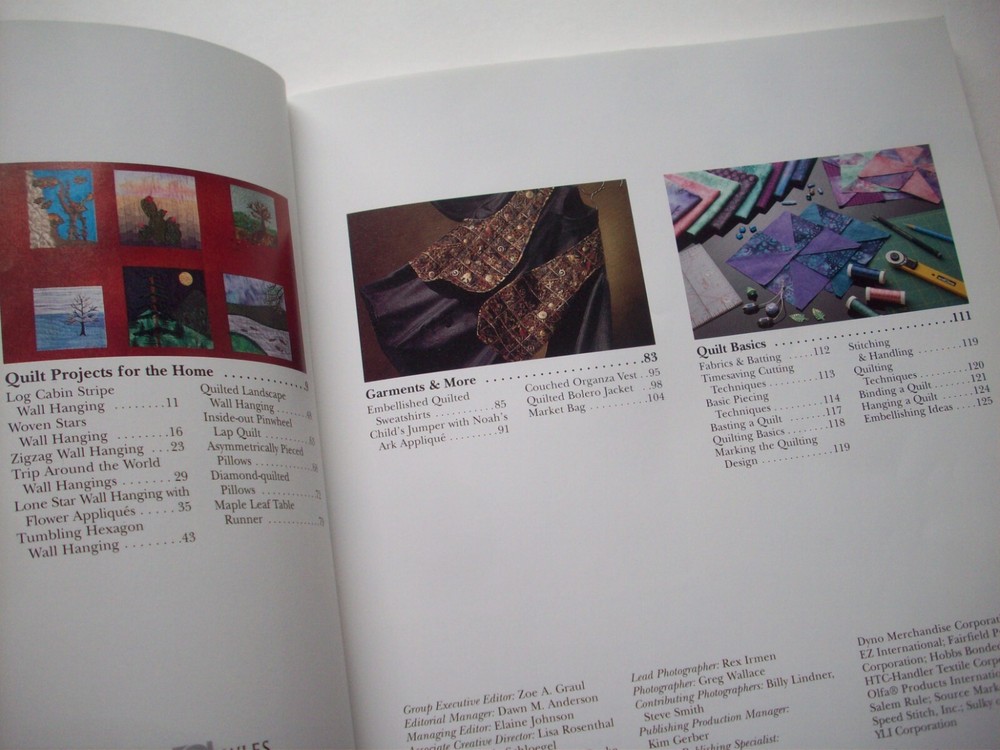 SINGER Embellished Quilted Projects quilting pattern bk