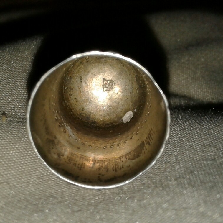 Antique Simons Brothers Sterling Silver Thimble