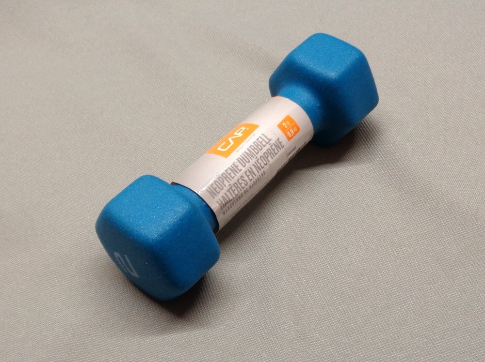 Blue Neoprene Dumbbell Single 2 lbs