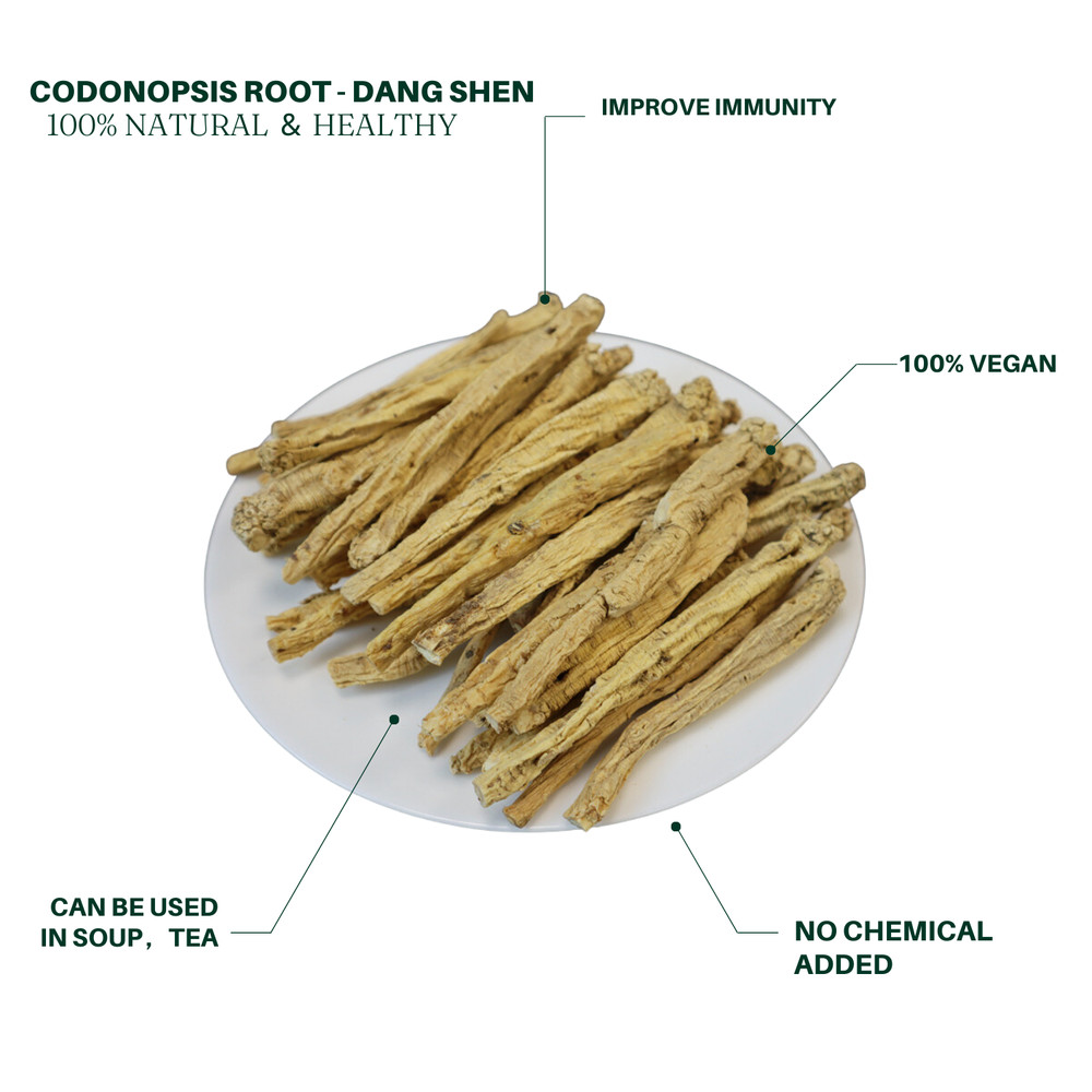 Premium 100% natural Codonopsis Root 0.5lb 九龍堂 一等党参 泡茶 煲汤 养生好物