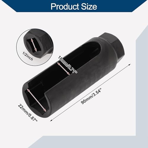 Oxygen Sensor Socket O2 Sensor Removal Tool for Most Car with Side Wire Cutout