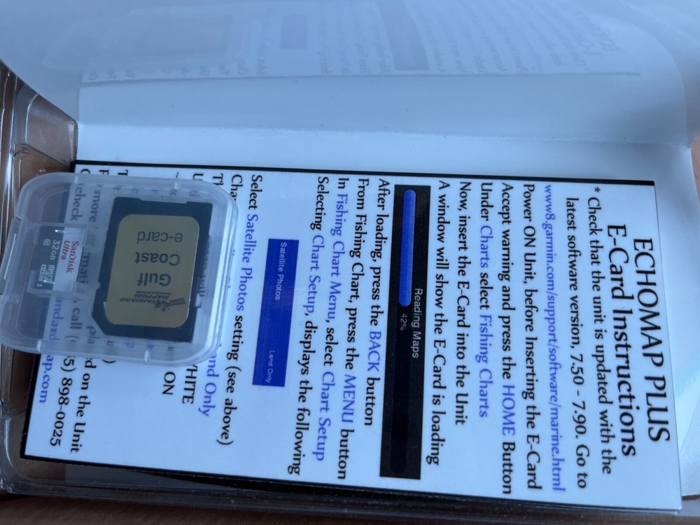 Professional Garmin Gulf Coast Map Card