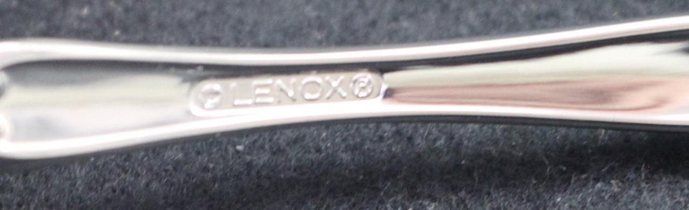Lenox Holiday Stainless Sugar Shell Spoon in Box