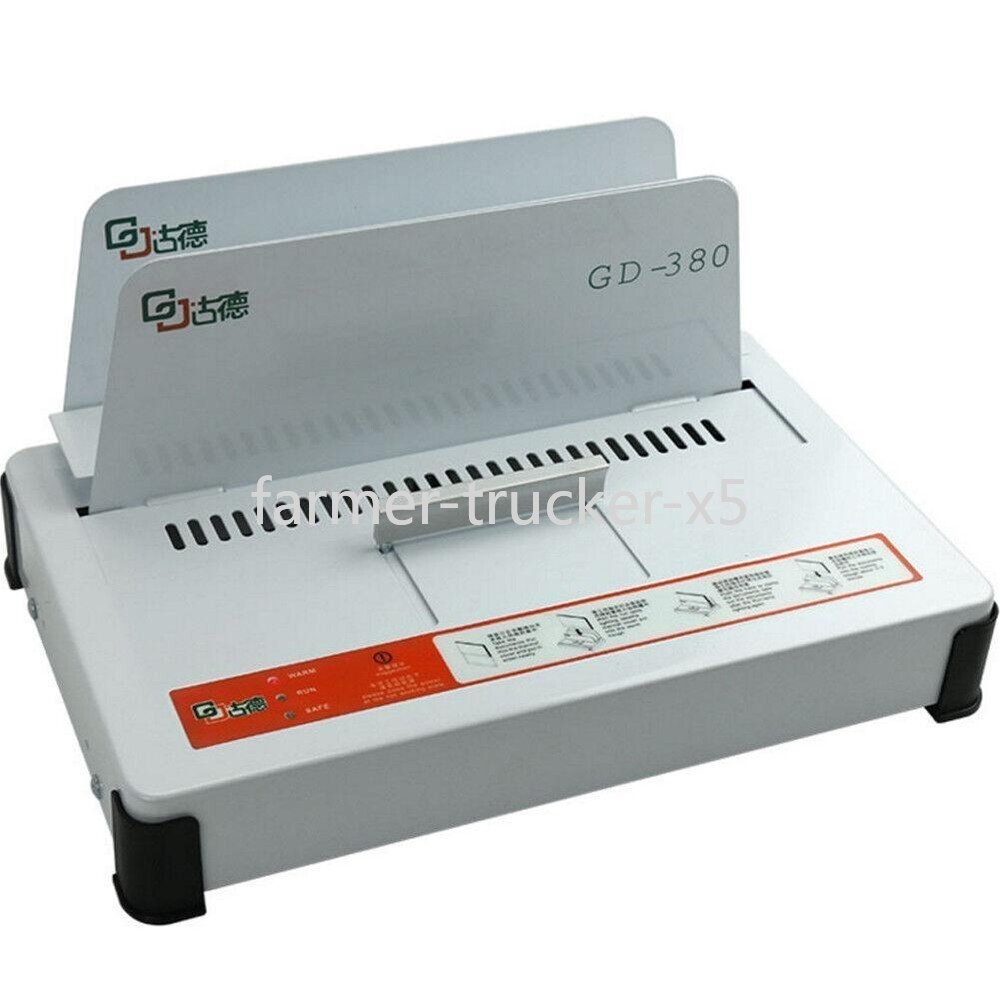 220V GD380 A3 A4 A5 Book Envelope Binder New Automatic Hot Melt Binding Machine