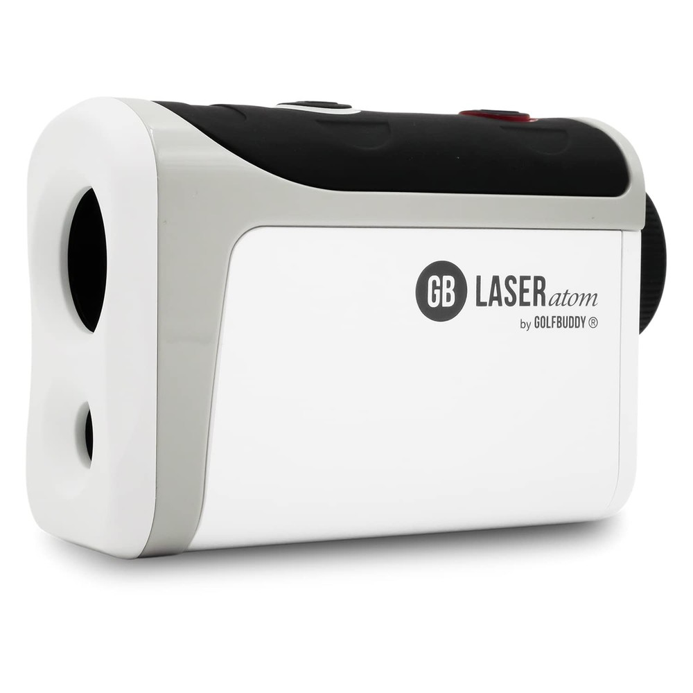 GOLFBUDDY Atom Golf Laser Rangefinder, Sleeker Compact Design, White