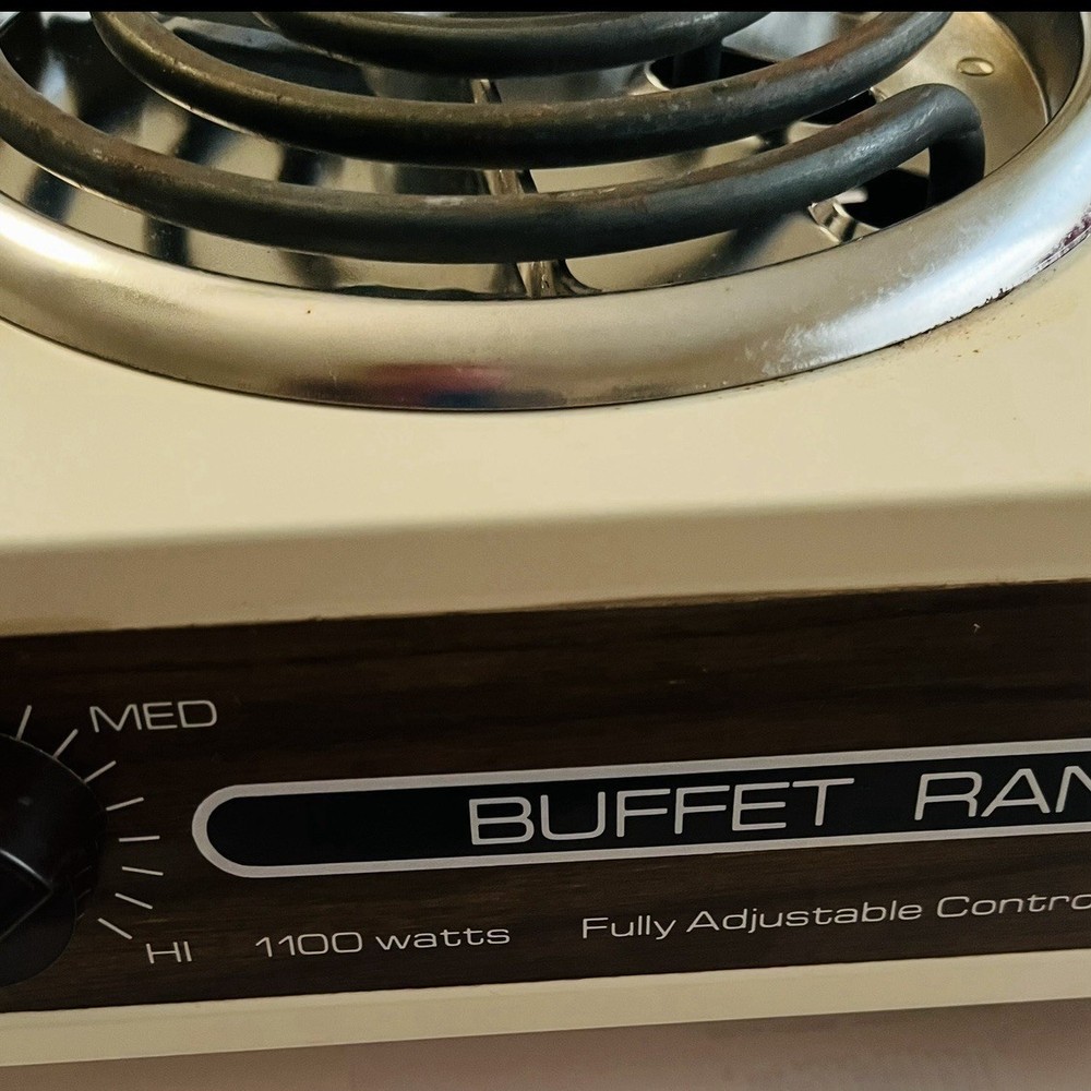Vintage Munsey Table Top Two Burners Buffet Range - Model 702.