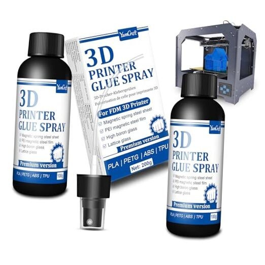 3D Printer Adhesive - 7oz 3D Printer Glue Spray, 3D Printing Accessory,