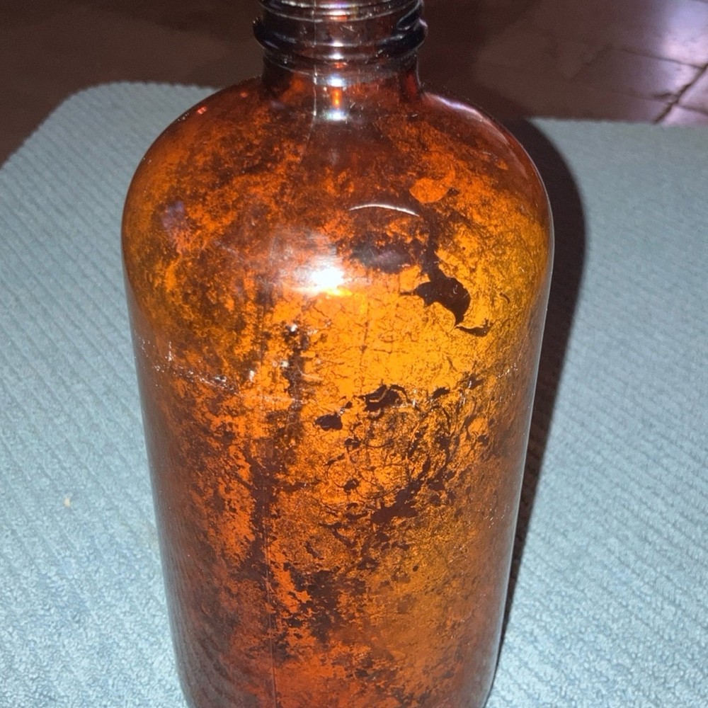 Amber bottle