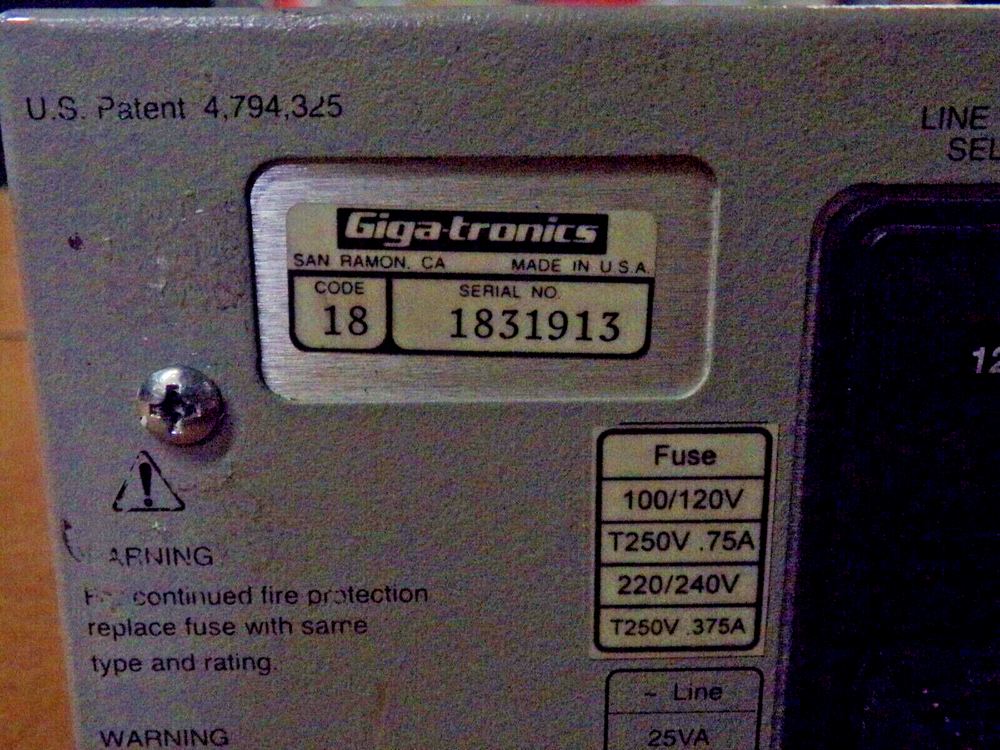 Gigatronics 8542C Dual Input Universal Power Meter-