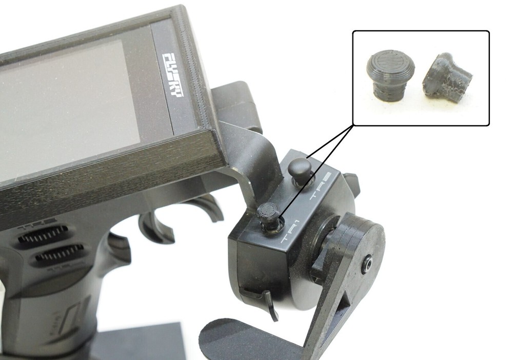 Replacement Trim Knob Button Switch Covers for FlySky Noble NB4 Driving Upgrade
