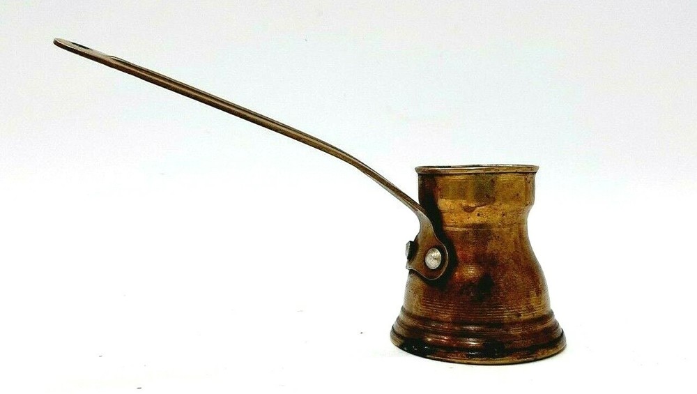 Rustic Cezve Small Long-Handled Turkish Coffee Pot
