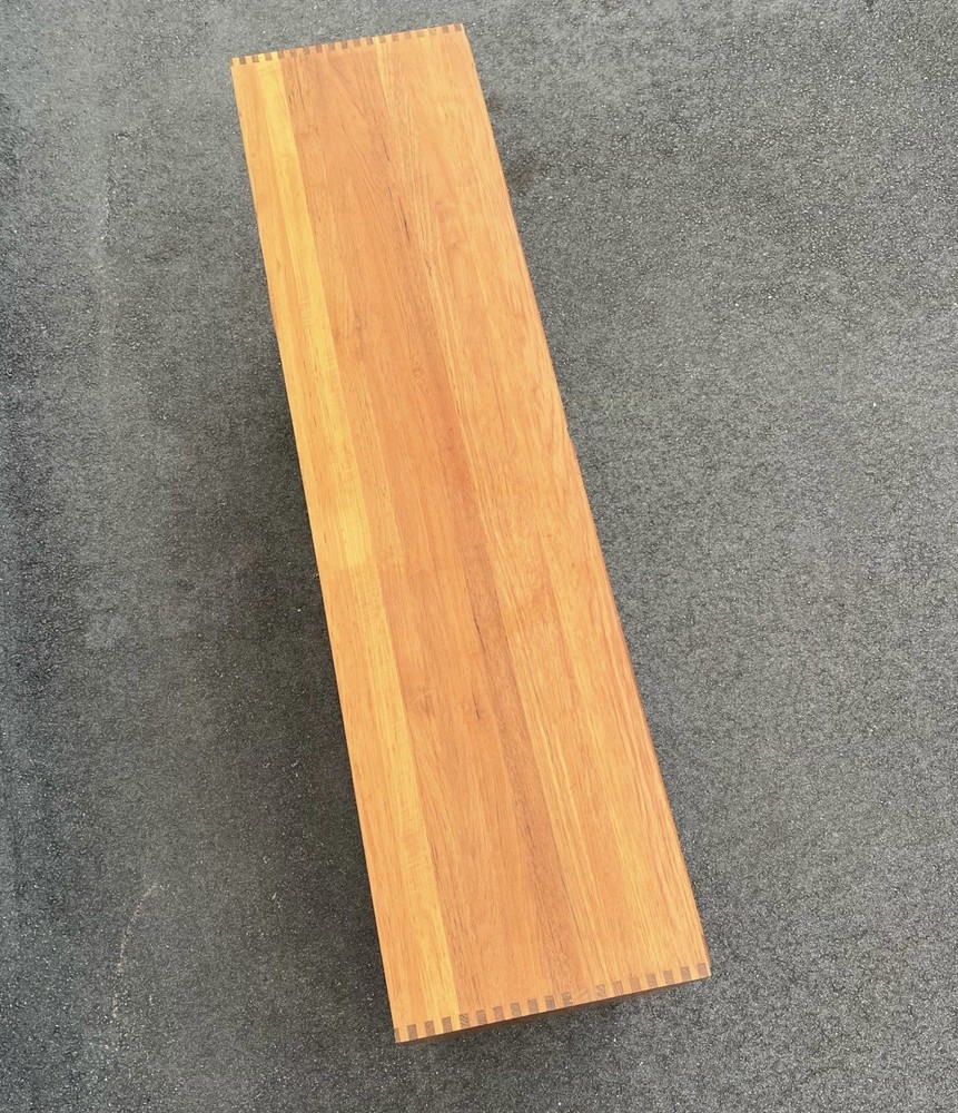 Danish Modern Solid Teak Sideboard or Credenza