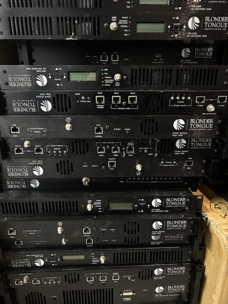 Blonder Tongue Laboratories QAM Encoder , HDE-ASI, HD ENCODER - EQUIPMENT LOT !!