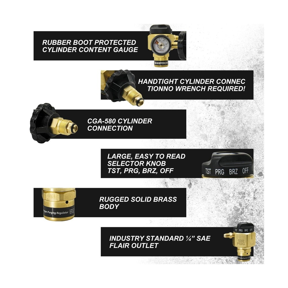 VN-500 Nitrogen Purging Regulator