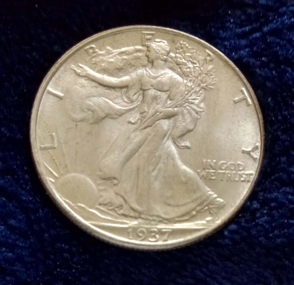 1937 P Walking Liberty Half Dollar