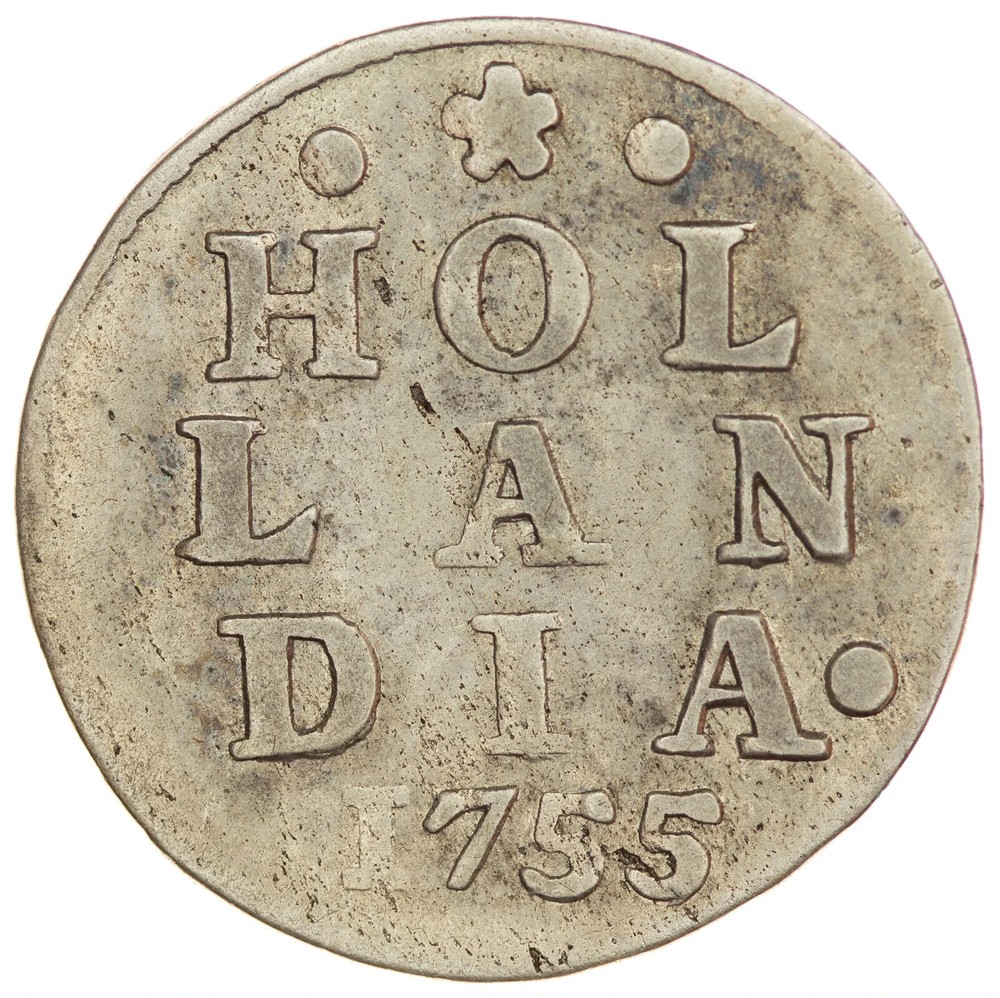 Netherlands / Holland - 2 Stuivers 1755