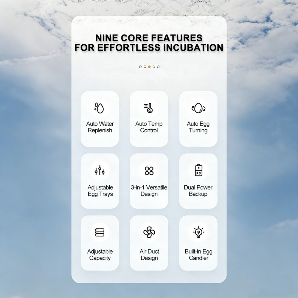 Incubators for Hatching 120 Eggs, Incubator, Automatic Egg Turning