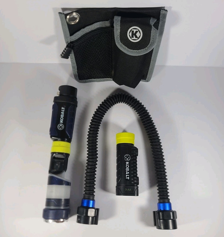KOBALT HyperCoil LED Snake Work Light RECHARGABLE Battery 498288 Flashlight