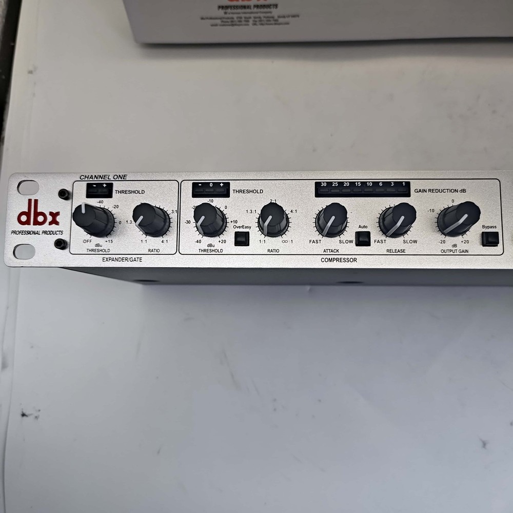 266xs dbx Dual Channel Compressor Gate Dynamics Processor w/ Side Chain Insert