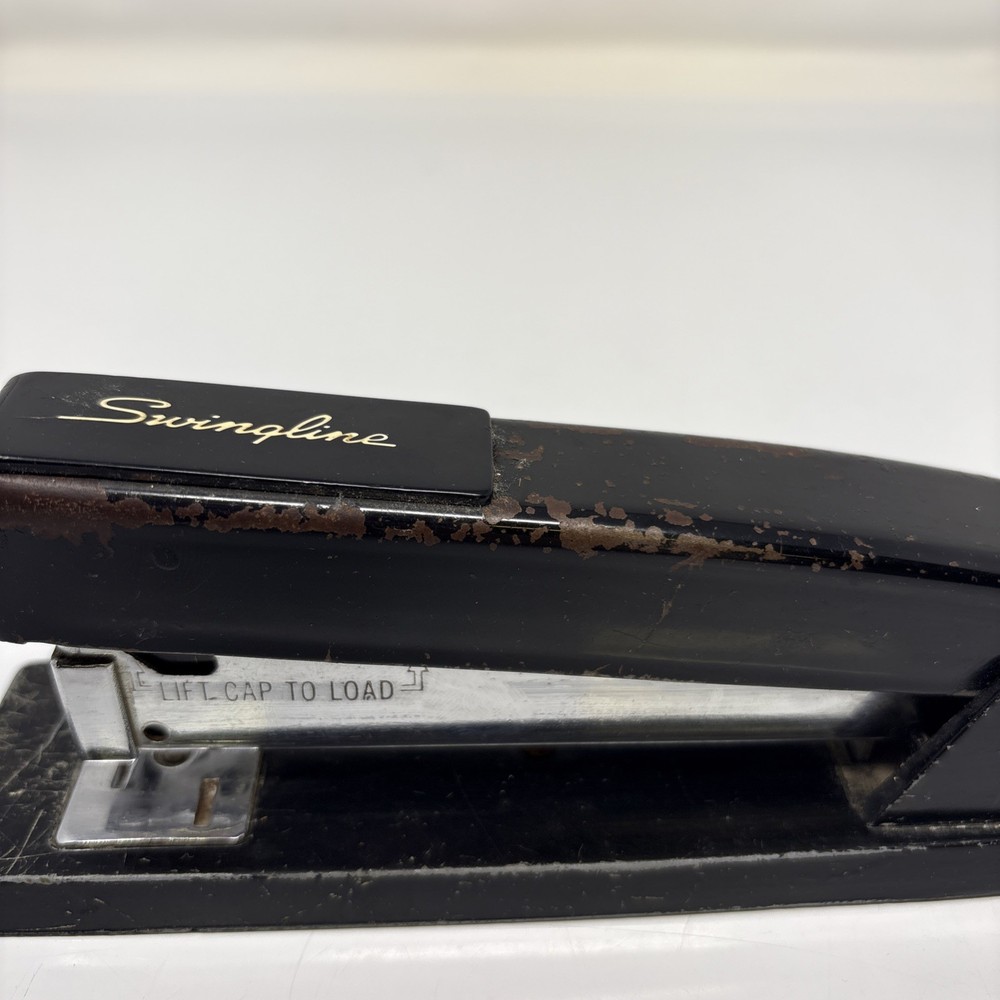 SWINGLINE 747 Stapler Model 94-41 BLACK Vintage Classic Solid Condition