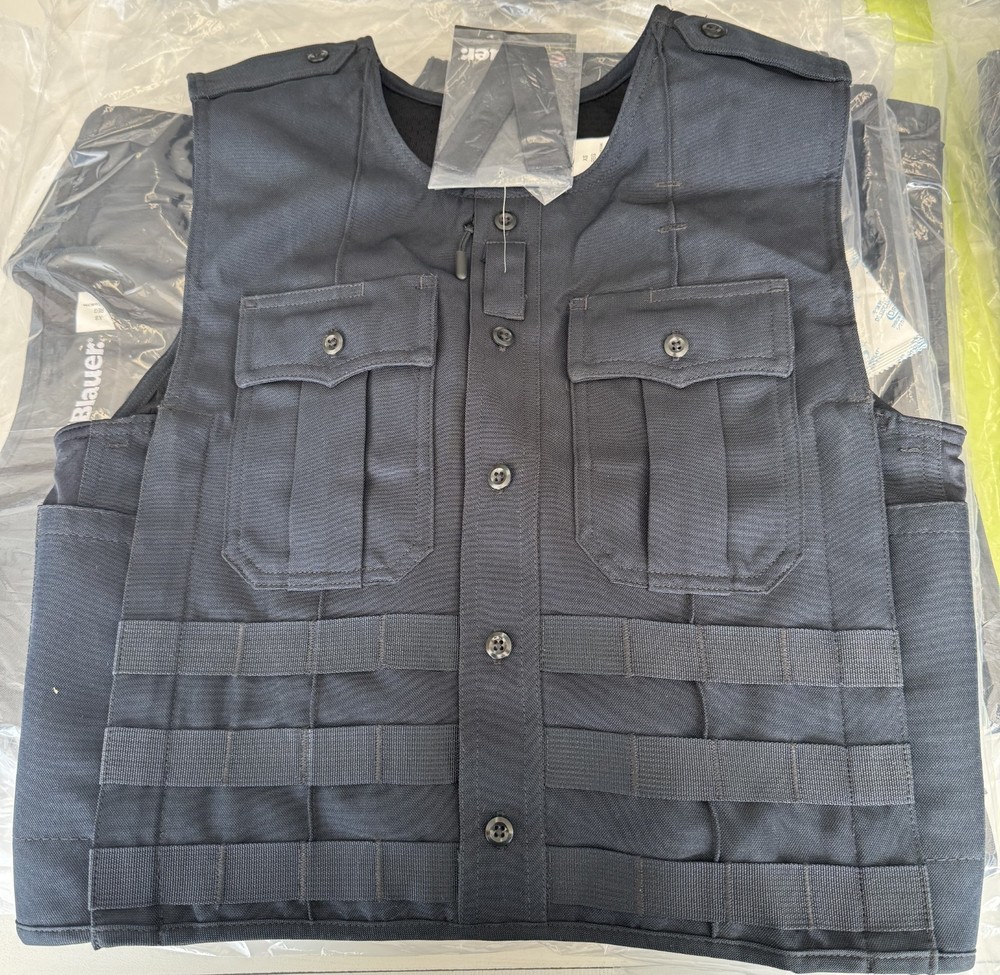 Navy Blue Outer Carrier with MOLLE - NO ARMOR JUST CARRIER