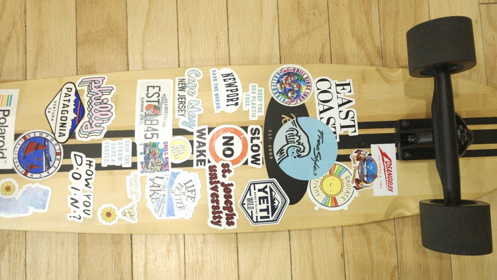 Retrospec Zed Palm Leaves 44" Longboard Skateboard