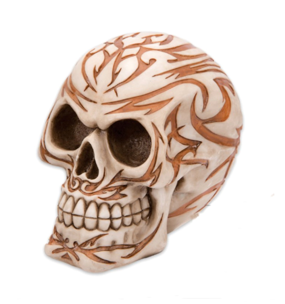 Skull Tribal  Bones  Tattoo
