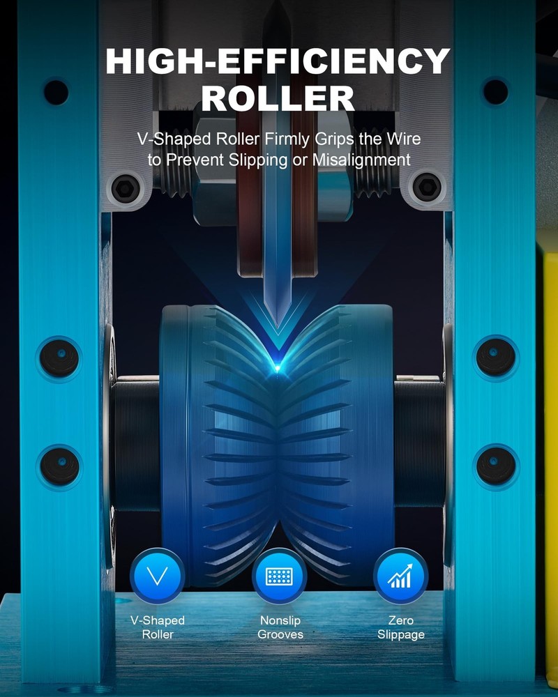 CREWORKS Electric Wire Stripper Machine 0.06-1 Inch Automatic Stripping Tool