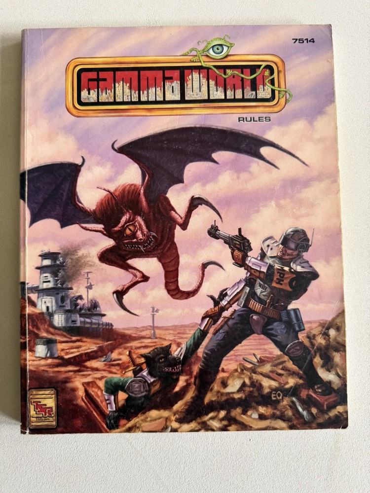 Gamma World Rules 7514 Guide Book Game Module Rulebook Source 1992