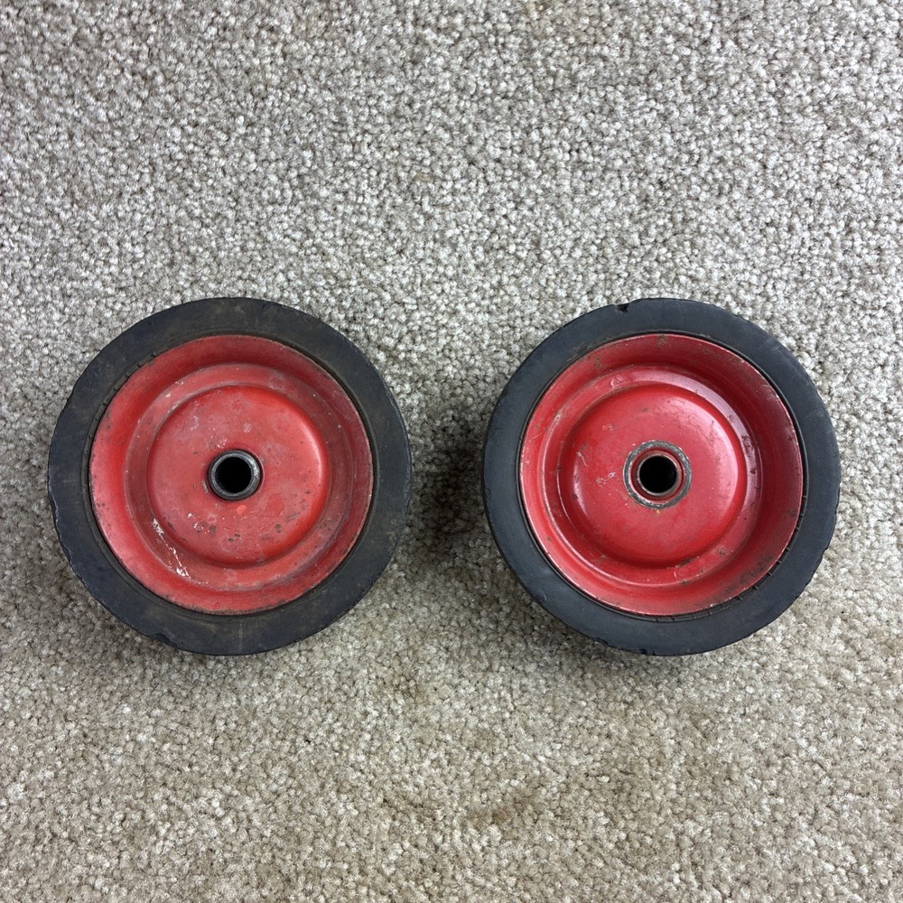 Vintage Steel /Rubber Coaster Wagon Wheels