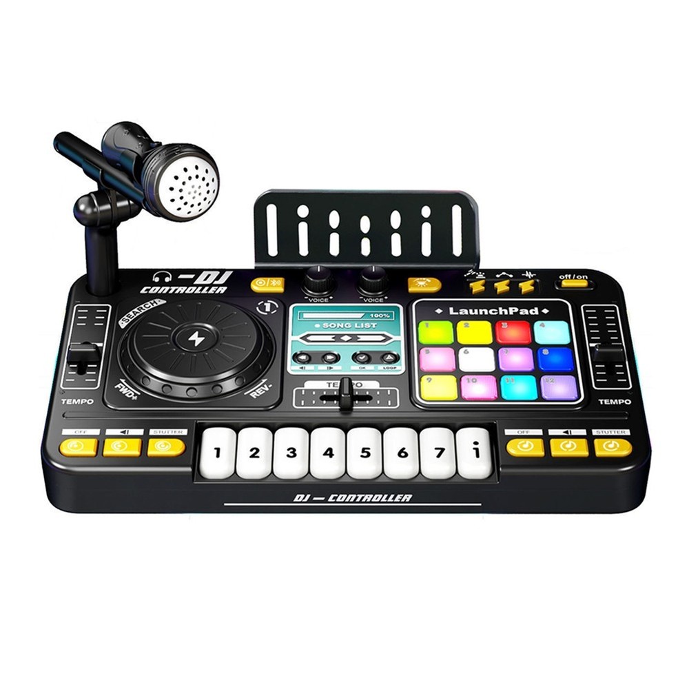 Children Simulation Multifunctional DJ Mixer Controller DJ Player Built7605